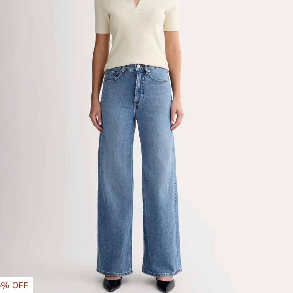 Everlane Way High Sailor Jeans